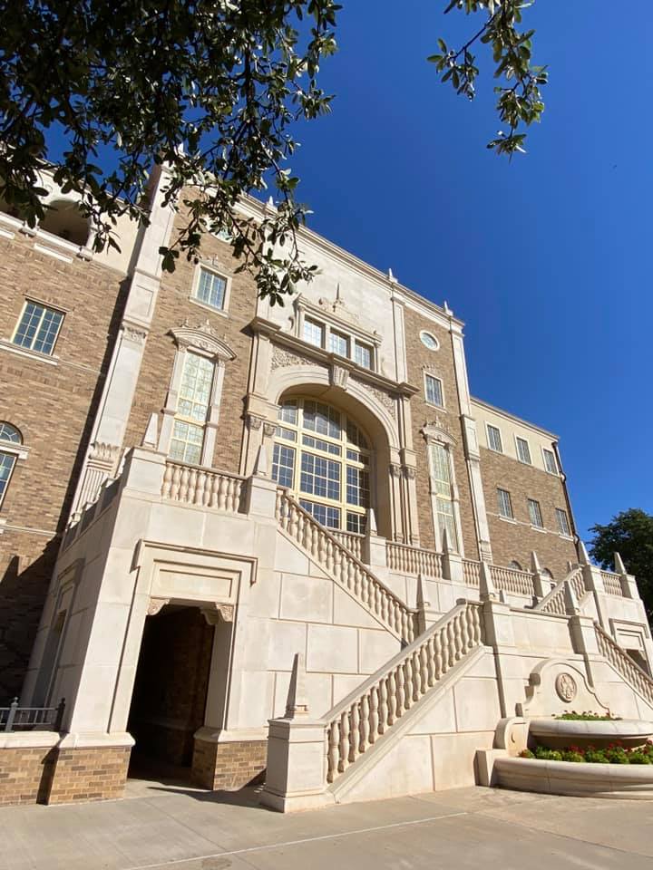 Side entrance of the Humanities building