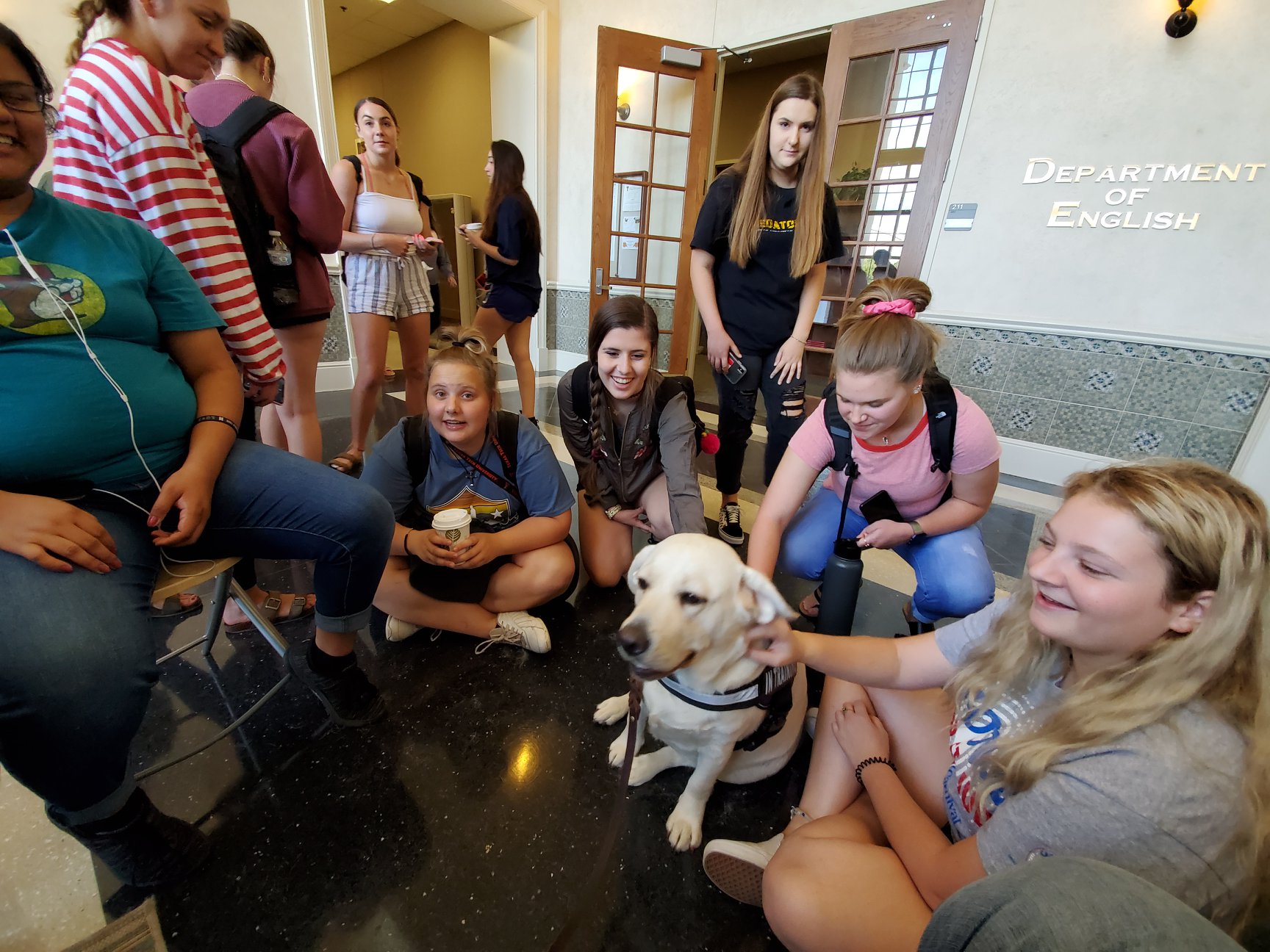 TCR students love doggos